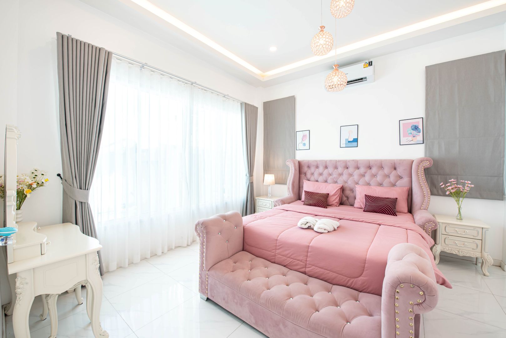 Bedroom at Mina Pool Villa